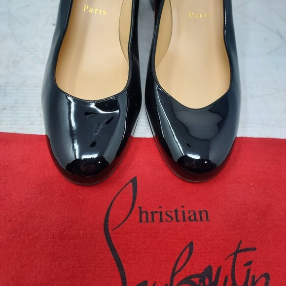 Christian Louboutin Black Miss Sab Patent Pump - Picture 7 of 8
